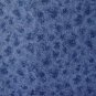8 3/4" Speckled Mottled Slate Blue Cotton Fabric Bolt End