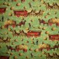 Bolt End Concord American Folk Art Museum Haying Time Cotton Quilt Fabric 1/4 Yard