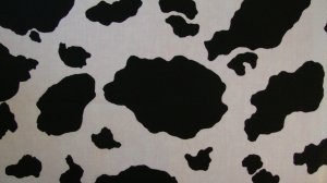 FQ Black Spots on White Cotton Fabric Fat Quarter