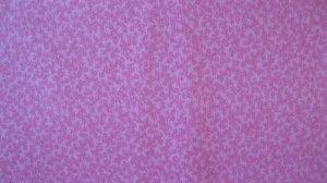 1/2+ Yard Tiny Pink Tonal Calico Flowers Cotton Fabric Bolt End