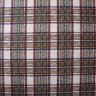 FQ RJR Vineyard Brown Red Black Gold Tan Plaid Cotton Fabric Fat Quarter