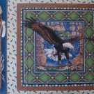 FQ Sacred Wings Eagle Pillow Quilt Block Cotton Fabric Fat Quarter