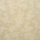 F8 White & Cream Tiny Bubbles Tan Cotton Fabric Fat Eighth F8th