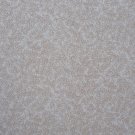 3/4 Yard Tan Feathery Leaves Allover on Cream Cotton Fabric Bolt End