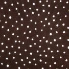 1/2+ Yard Maywood Studio Spots White Dots on Black Fabric Bolt End