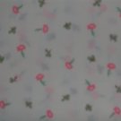 1 Yard Vintage Beatrix Potter Flower Toss Cotton Fabric Bolt End