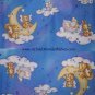 BTY Bears Sheep Dogs Mice Bunnies & Squirrels on Clouds Moon Baby Crib Bumper Border Fabric