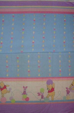 Bolt End Disney Winnie the Pooh Pooh's Friend Piglet Border Fabric 3/8+ Yard