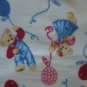 Blue Jean Teddy Ballon Ride 60" Polyester Fleece Kids Fabric Bolt End by Daisy Kingdom