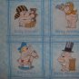 Key to the Future Blue & Yellow Fat Quarter FQ Kids Cartoon Fabric Lot Value Pack by Print Concepts
