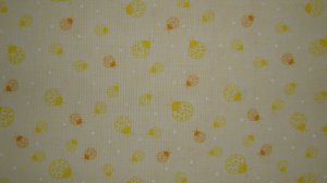 1 1/8+ Yard Love Bug Lady Bugs in Yellow Toile Kids Cotton Fabric by Print Concepts Bolt End