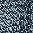 RJR Everything But the Kitchen Sink White Bubbles on Black 1930s Repro Quilt Fabric