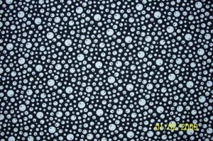 RJR Everything But the Kitchen Sink White Bubbles on Black 1930s Repro Quilt Fabric
