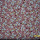 BTY Everything But the Kitchen Sink Red Yellow & Pink Flowers 1930s Repro Fabric by RJR By the Yard