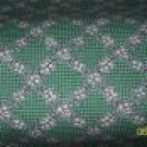 BTY RJR Few of My Favorite Things White Flower Lattice Repro Green Fabric By the Yard