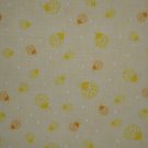 BTY Love Bug Yellow Toile Lady Bugs Kids Cotton Fabric By the Yard