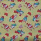 Granny's Nursery Rhymes Mary Lamb Bo Peep Sheep on Yellow Repro Kids Fabric 1+ Yard