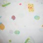 BTY Friendly Bug Toss on White Fabric by Springs By the Yard