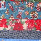 Christmas Design Strips / Scrap Bag Cotton 1/2 pound Holiday Fabric Lot Not Kids Theme