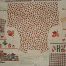 Pumpkin Patch Harvest Moon Fall Halloween Vest Cotton Fabric Panel