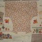 Pumpkin Patch Harvest Moon Fall Halloween Vest Cotton Fabric Panel