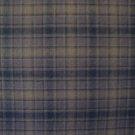 Brown & Gold Plaid Double Sided Cotton Homespun Flannel Fabric Fat Quarter FQ