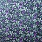 3+ Yards Concord The Kesslers Purple Grapes Green Leaves on Black Cotton Quilt Fabric Remnant