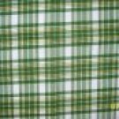 F8 JOHN DEERE TRACTORS Green Yellow White Plaid FABRIC FAT EIGHTH F8th
