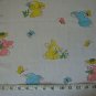 Bunny Hop Spring or Easter Bunnies & Butterflies Kids Cotton Fabric 3/8 Yard Bolt End