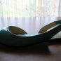Light Bright Blue Slingback Peeptoe Sandals