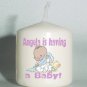 6 Custom Baby Shower Favors Votive Candles African American baby Personalized