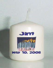 Birthday Candle set of 6 Votive Candles Custom Favors or Add to Gift baskets Personalized