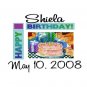 6 Birthday Votive Candles Custom Favors or Add to Gift baskets Personalized