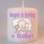 Little Baby Shower Gift Small Pillar Candles Custom Favors or Add to Gift baskets Personalized