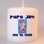 Birthday Old Man Small Pillar Candles Custom Favors Add to Gift baskets Personalized