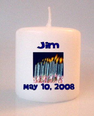Birthday Candles Small Pillar Candles Custom Favors Add to Gift baskets Personalized