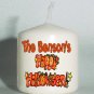set of 6 Happy Halloween Votive Candles Custom Favors or Add to Gift baskets Personalized