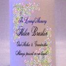 MEMORIAL Pastel Wild Flowers 6 inch Pillar Candles Custom Personalized
