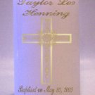 6 inch Pillar Candle Baptism, Communion, Confirmation Memorial Religious Candles #3