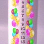 Birthday COUNTDOWN  8 inch Pillar Candle - SCENTED