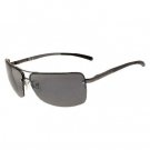 Silvery Metal Frame Men Eyeglass Fishing Sunglass