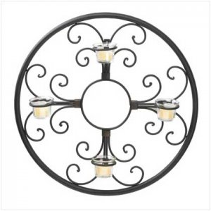 37602 Circular Wall Candle Holder