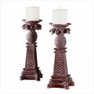 33306 Pineapple Column Candleholders