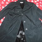 Black Merona trench coat - 2X