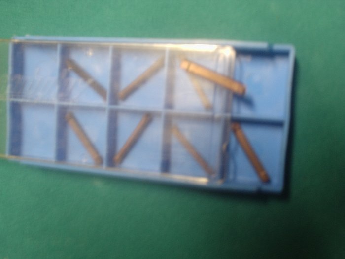 GTN 125 D8 Grade 883 Carboloy Inserts Lot of 8 Pieces