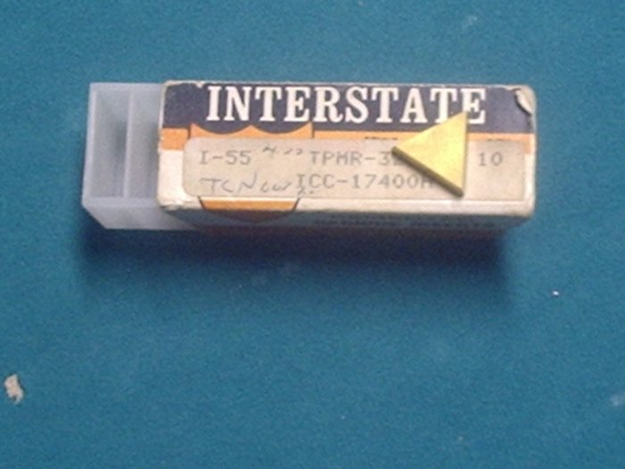 TPMR-321 TCN Coated 60 Deg. Triangle Inserts Lot of 8