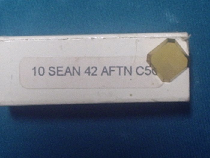 SEAN 42 AFTN C-5 TIN Coated Milling Inserts Box of 10