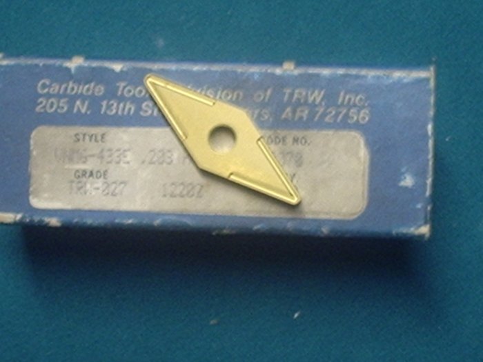 VNMG 433 .203 Hole TIN Coated 35 Deg Inserts Box of 10