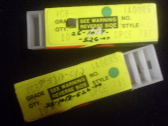 Sandvik SPCE 731 Grade VC 8 Inserts Lot Of 19 Pieces