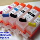 MP560 Refillable Cartridges + CLI-221 Chip RESETTER